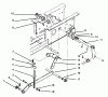 Toro 73421 (416-H) - 416-H Garden Tractor, 1995 (5901047-5999999) Listas de piezas de repuesto y dibujos HYDROSTATIC LIFT LINKAGE