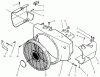 Toro 73422 (416-8) - 416-8 Garden Tractor, 1997 (7900001-7999999) Listas de piezas de repuesto y dibujos ENGINE HOUSING