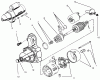 Toro 73422 (416-8) - 416-8 Garden Tractor, 1997 (7900001-7999999) Listas de piezas de repuesto y dibujos STARTER