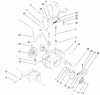 Toro 73429 (312-8) - 312-8 Garden Tractor, 2000 (200000001-200999999) Listas de piezas de repuesto y dibujos TRANSAXLE ASSEMBLY