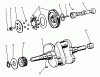 Toro 73501 (520-H) - 520-H Garden Tractor, 1994 (49000001-49999999) Listas de piezas de repuesto y dibujos CAMSHAFT & CRANKSHAFT