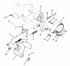 Toro 73501 (520-H) - 520-H Garden Tractor, 1994 (49000001-49999999) Listas de piezas de repuesto y dibujos CLUTCH, BRAKE AND SPEED CONTROL LINKAGE