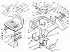 Toro 73501 (520-H) - 520-H Garden Tractor, 1994 (49000001-49999999) Listas de piezas de repuesto y dibujos SEAT, FENDER AND FENDER SUPPORTS