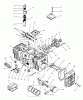 Toro 73501 (520-H) - 520-H Garden Tractor, 1995 (59000412-59002868) Ersatzteile ENGINE CYLINDER BLOCK