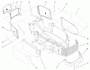 Toro 73561 (522xi) - 522xi Garden Tractor, 1999 (9900001-9999999) Listas de piezas de repuesto y dibujos GRILL & SIDE PANELS ASSEMBLY