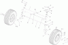 Toro 74560 (DH 140) - DH 140 Lawn Tractor, 2011 (311000001-311999999) Listas de piezas de repuesto y dibujos FRONT AXLE ASSEMBLY