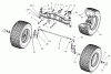 Toro 74570 (170-DH) - 170-DH Lawn Tractor, 2003 (230000001-230999999) Listas de piezas de repuesto y dibujos FRONT AXLE ASSEMBLY