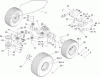 Toro 74582 (DH 210) - DH 210 Lawn Tractor, 2007 (270000001-270999999) Listas de piezas de repuesto y dibujos TRANSMISSION DRIVE ASSEMBLY