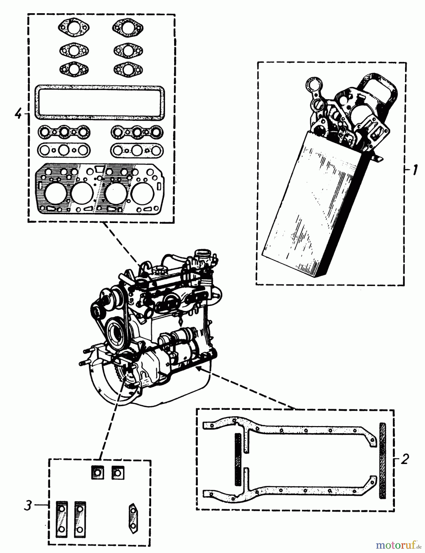  Toro Neu Mowers, Lawn & Garden Tractor Seite 2 91-20RG01 (D-250) - Toro D-250 10-Speed Tractor, 1981 GASKET SETS