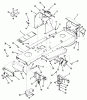 Toro A2-12K501 (212-5) - 212-5 Tractor, 1991 (1000001-1999999) Listas de piezas de repuesto y dibujos FRAME ASSEMBLY