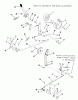 Toro B1-16O801 (316-8) - 316-8 Garden Tractor, 1988 Ersatzteile CLUTCH, BRAKE AND SPEED CONTROL LINKAGE