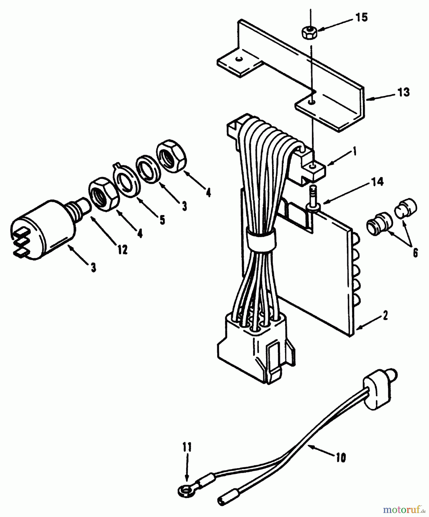  Toro Neu Mowers, Lawn & Garden Tractor Seite 2 R1-12K804 (312-8) - Toro 312-8 Garden Tractor, 1992 (2000001-2999999) ELECTRICAL SYSTEM #2