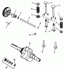 Toro R1-12K804 (312-8) - 312-8 Garden Tractor, 1992 (2000001-2999999) Listas de piezas de repuesto y dibujos KOHLER CAMSHAFT, CRANKSHAFT AND VALVES