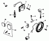 Toro R1-12K804 (312-8) - 312-8 Garden Tractor, 1992 (2000001-2999999) Listas de piezas de repuesto y dibujos KOHLER IGNITION SYSTEM