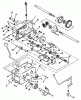 Toro R1-12K804 (312-8) - 312-8 Garden Tractor, 1992 (2000001-2999999) Listas de piezas de repuesto y dibujos MECHANICAL TRANSMISSION 8-SPEED #1