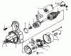 Toro R1-20OE02 (520-H) - 520-H Garden Tractor, 1992 (2000001-2999999) Listas de piezas de repuesto y dibujos STARTER COMPONENTS
