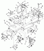Toro R2-12OE02 (212-H) - 212-H Tractor, 1992 (2000001-2999999) Listas de piezas de repuesto y dibujos FRAME ASSEMBLY