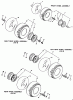 Toro R2-12O502 (212-5) - 212-5 Tractor, 1992 (2000001-2999999) Listas de piezas de repuesto y dibujos WHEEL & TIRE ASSEMBLY