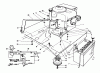 Toro 56123 (8-25) - 8-25 Rear Engine Rider, 1990 (0000001-0999999) Ersatzteile ENGINE ASSEMBLY