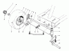 Toro 56123 (8-25) - 8-25 Rear Engine Rider, 1990 (0000001-0999999) Ersatzteile FRONT AXLE ASSEMBLY