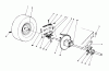 Toro 56123 (8-25) - 8-25 Rear Engine Rider, 1990 (0000001-0999999) Ersatzteile REAR AXLE ASSEMBLY