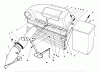 Toro 56123 (8-25) - 8-25 Rear Engine Rider, 1990 (0000001-0999999) Ersatzteile TWIN BAGGER GRASS CATCHER MODEL 59053 (OPTIONAL)