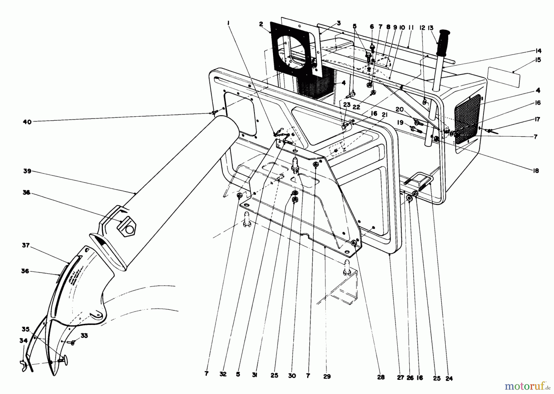  Toro Neu Mowers, Rear-Engine Rider 56125 (7-25) - Toro 7-25 Rear Engine Rider, 1985 (5000001-5999999) EASY-EMPTY GRASS CATCHER MODEL NO. 59046 (OPTIONAL)