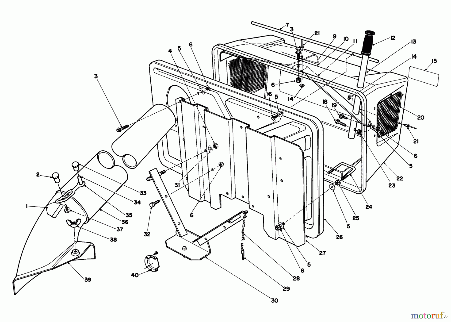  Toro Neu Mowers, Rear-Engine Rider 56132 (8-25) - Toro 8-25 Recycler Rider, 1992 (2000001-2999999) EASY EMPTY BAGGING KIT MODEL 59047 (OPTIONAL)