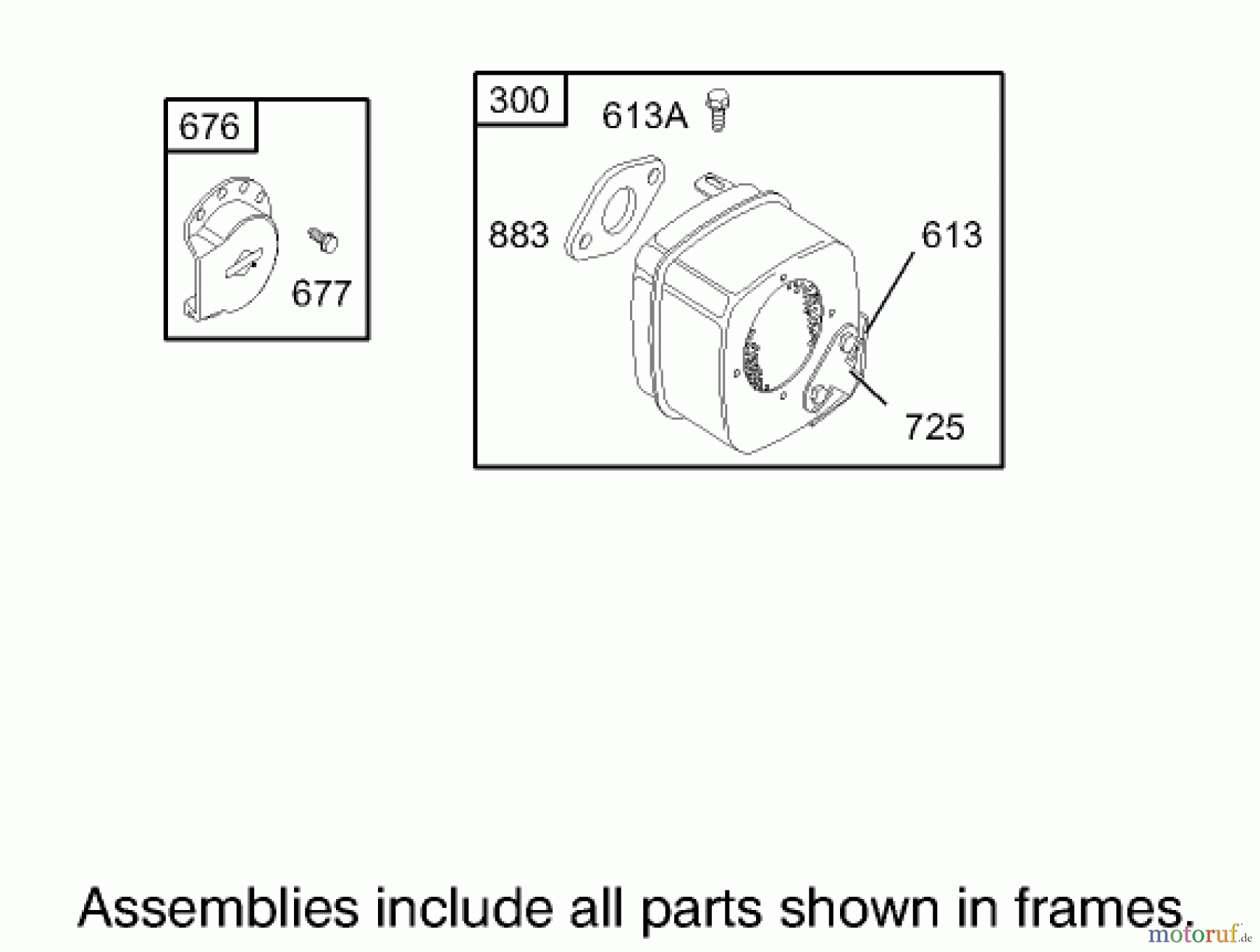  Toro Neu Mowers, Rear-Engine Rider 70125 (13-32G) - Toro 13-32G Rear Engine Rider, 2003 (230000001-230999999) MUFFLER AND FUEL TANK ASSEMBLY ENGINE BRIGGS AND STRATTON MODEL 28M707-1127-E1