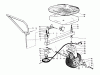 Toro 03104 - 58" Professional, 1970 (0000001-0999999) Ersatzteile SULKY ASSEMBLY
