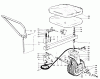 Toro 03108 - 58" Professional, 1981 (1000001-1999999) Ersatzteile SULKY ASSEMBLY