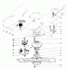 Toro 10500 - 21" Rear Bagging Lawnmower, 1981 (1000001-1999999) Ersatzteile BLADE BRAKE CLUTCH ASSEMBLY