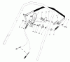Toro 10500 - 21" Rear Bagging Lawnmower, 1981 (1000001-1999999) Ersatzteile TRACTION CONTROL ASSEMBLY
