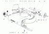 Toro 16287 - Whirlwind II Lawnmower, 1979 (9000001-9999999) Listas de piezas de repuesto y dibujos HOUSING ASSEMBLY MODEL 16067 AND 16155