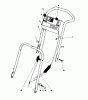 Toro 16310 - Lawnmower, 1979 (9000001-9999999) Ersatzteile HANDLE ASSEMBLY MODEL 16320