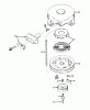 Toro 16575 - Lawnmower, 1986 (6000001-6999999) Ersatzteile REWIND STARTER NO. 590420A