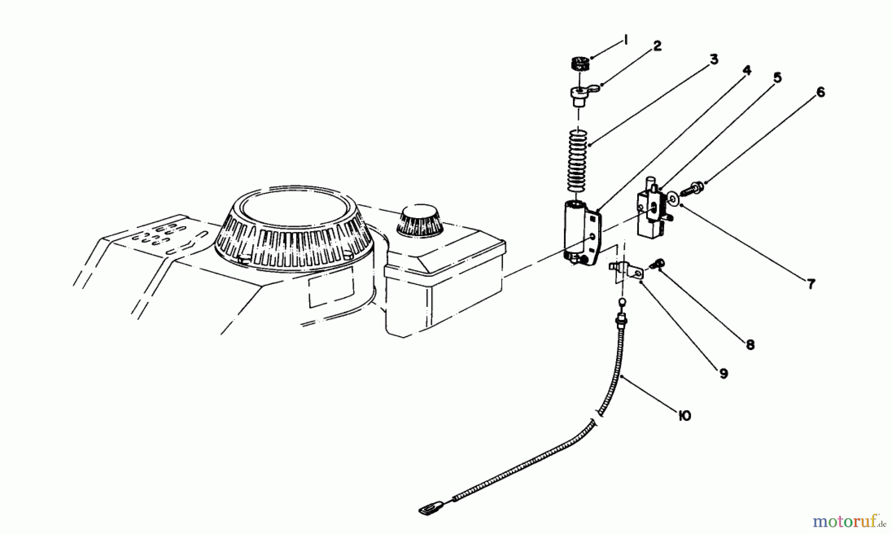  Toro Neu Mowers, Walk-Behind Seite 1 16785 - Toro Lawnmower, 1985 (5000001-5999999) BRAKE ASSEMBLY