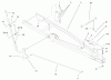 Toro 79355 - 48" Snow/Dozer Blade, 5xi Garden Tractor, 2006 (260000001-260999999) Listas de piezas de repuesto y dibujos FRAME ASSEMBLY
