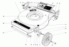 Toro 16880 - Lawnmower, 1981 (1000001-1999999) Ersatzteile MOWER HOUSING (MODEL NO. 16890)