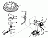 Toro 18216 - Whirlwind Lawnmower, 1970 (0000001-0999999) Ersatzteile MAGNETO NO. 610772