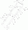 Toro 20007 - 22" Recycler Lawnmower, 2004 (240000001-240999999) Ersatzteile BAIL AND HANDLE ASSEMBLY