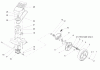 Toro 20007 - 22" Recycler Lawnmower, 2004 (240000001-240999999) Ersatzteile FRONT AXLE AND TRANSMISSION ASSEMBLY
