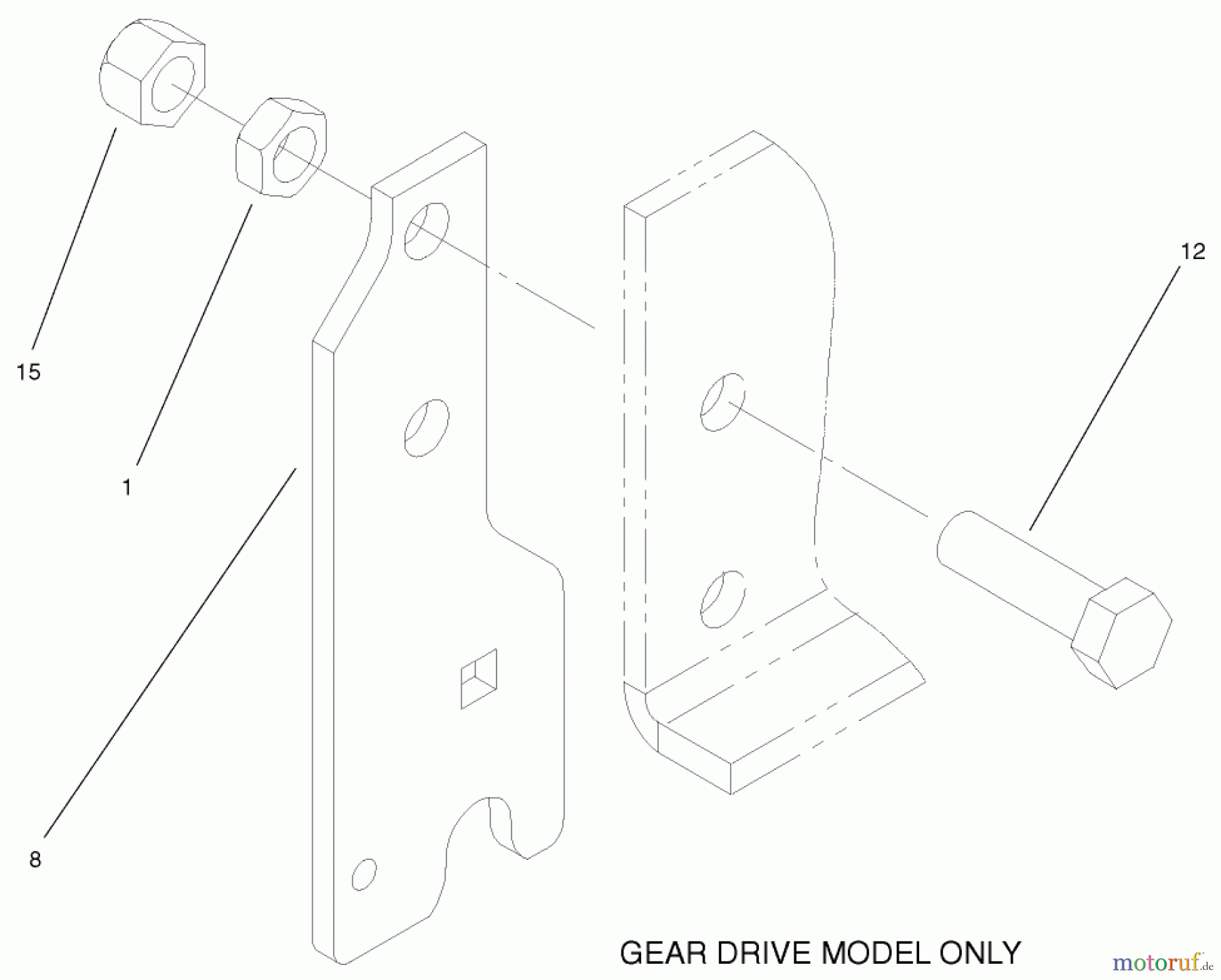  Toro Neu Accessories, Snow 92-6833 - Toro Adaptor Kit, for mounting 48