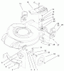 Toro 20035 (R-21SE) - Recycler Mower, R-21SE, 2001 (210000001-210999999) Ersatzteile HOUSING & BRACKET ASSEMBLY
