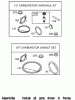 Toro 20049 - 22" Recycler Lawnmower, 2005 (250000001-250999999) Ersatzteile CARBURETOR OVERHAUL KIT ASSEMBLY BRIGGS AND STRATTON 125K05-0186-E1