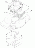 Toro 20064 - 22" Recycler Lawn Mower, 2007 (270000001-270999999) Ersatzteile ENGINE AND BLADE ASSEMBLY