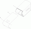 Toro 20066 - 22" Recycler Lawn Mower, 2007 (270000001-270999999) Ersatzteile REAR BAG ASSEMBLY