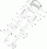 Toro 20067 - 22" Recycler Lawn Mower, 2007 (270000001-270999999) Ersatzteile HANDLE ASSEMBLY