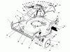 Toro 20103 - Lawnmower, 1991 (1000001-1999999) Ersatzteile HOUSING ASSEMBLY