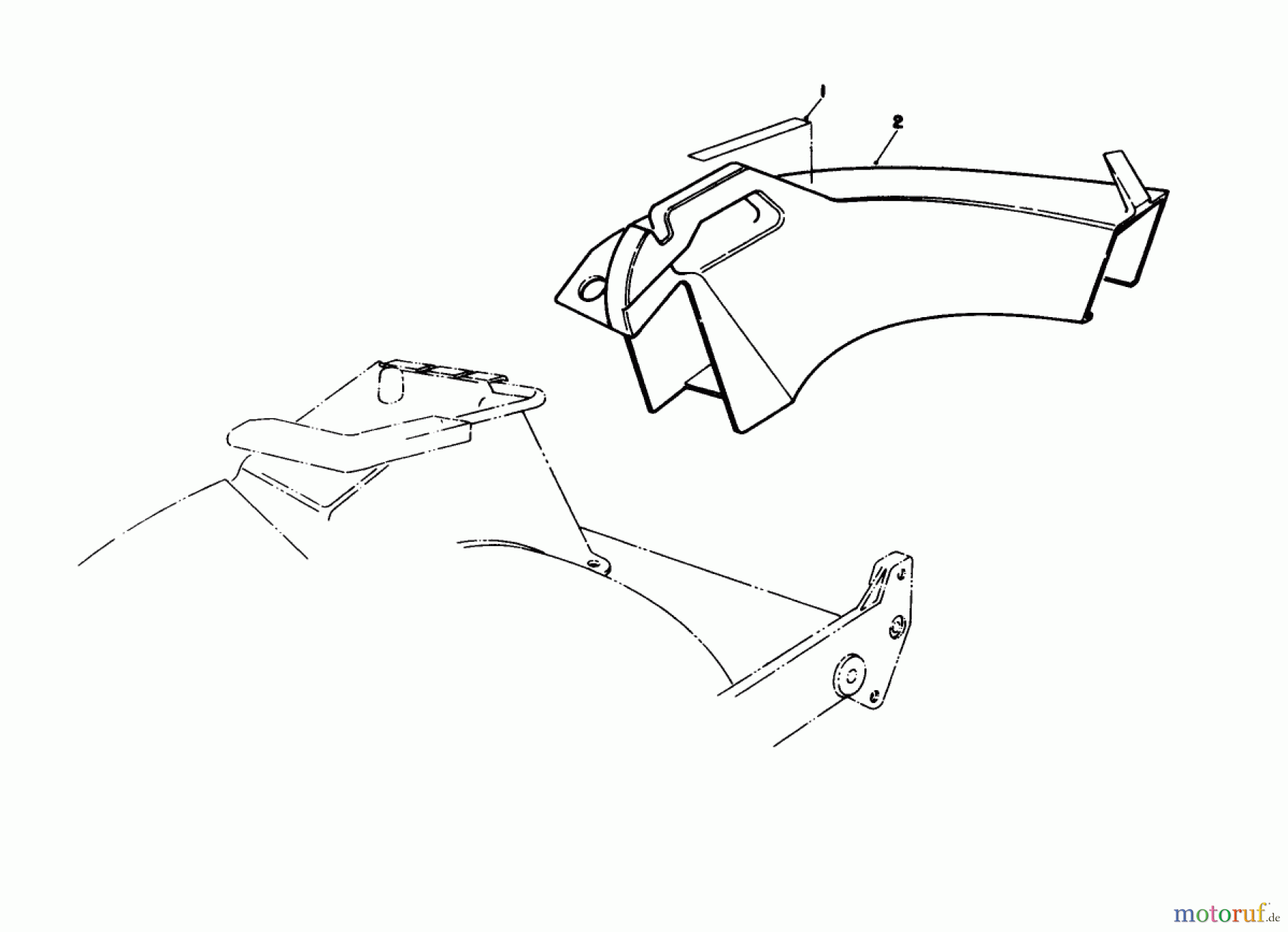 Toro Neu Mowers, Walk-Behind Seite 1 20103 - Toro Lawnmower, 1991 (1000001-1999999) SIDE DISCHARGE CHUTE MODEL NO 59168 (OPTIONAL)